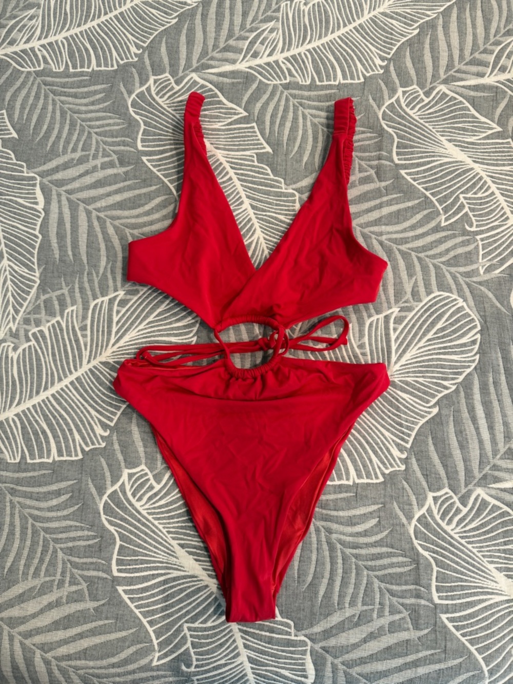 Agua Bendita Vibrant Red Swimwear Piece